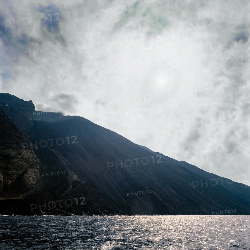 Nature, Italy, region of Sicilia 1975 Isole Eolie, Isola di Stromboli (Aeolian Islands, Stromboli  Island).
