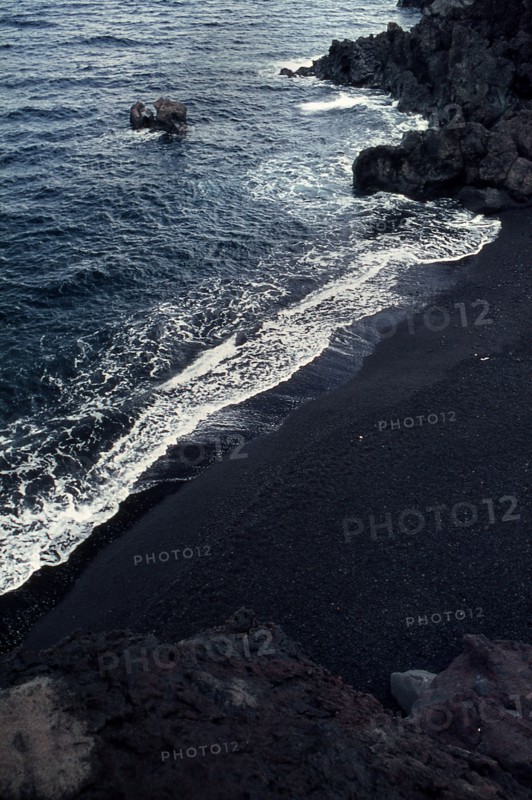 Nature, Italy, region of Sicilia 1975 Isole Eolie, Isola di Stromboli (Aeolian Islands, Stromboli  Island).