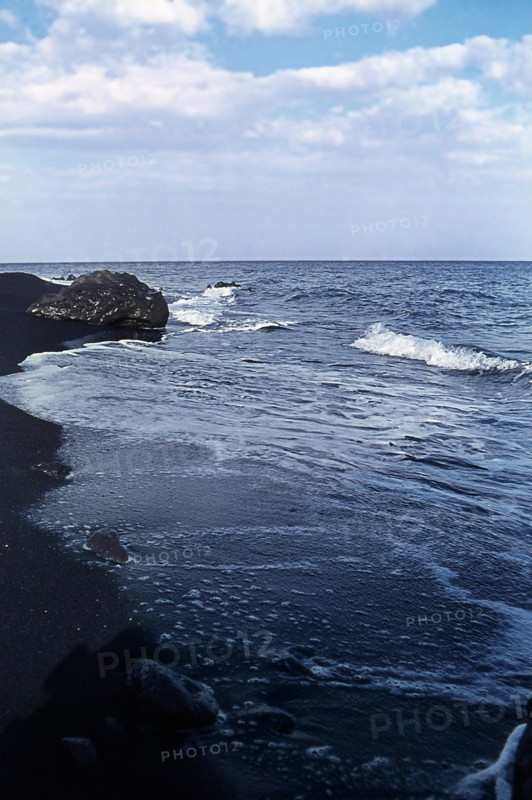 Nature, Italy, region of Sicilia 1975 Isole Eolie, Isola di Stromboli (Aeolian Islands, Stromboli  Island).