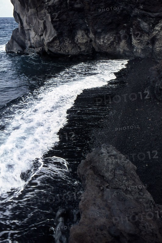 Nature, Italy, region of Sicilia 1975 Isole Eolie, Isola di Stromboli (Aeolian Islands, Stromboli  Island).