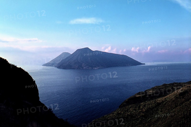 Nature, Italy, region of Sicilia 1975 Isole Eolie, Isola di Salina e Stromboli (Aeolian Islands, Salina Island and Stromboli Island).