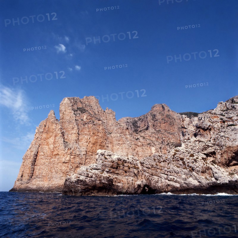 Nature, Italy, region of Sicilia 1975 Isole Egadi, Isola di Marettimo (Egadi Islands,  Marettimo Island).