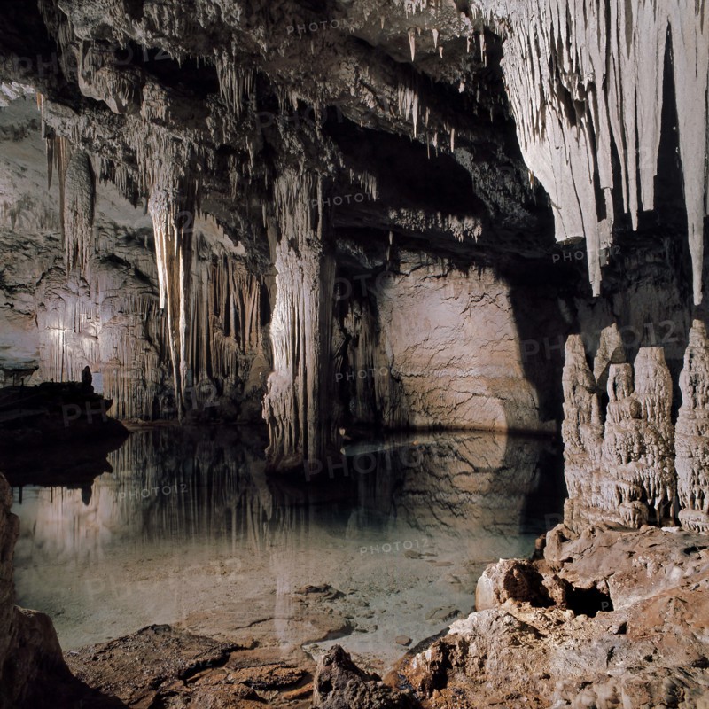 Nature, Italy, region of Sardegna 1975 Riviera del Corallo - Capo Caccia - Grotte di Nettuno (Coral Riviera - Caccia Cape - Neptune Caves).