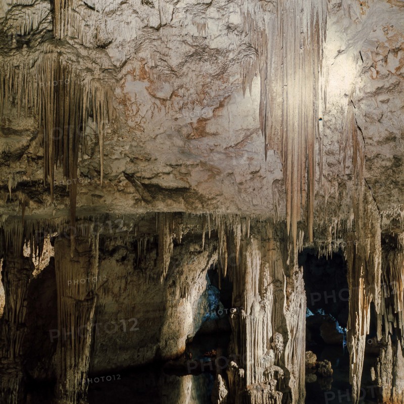Nature, Italy, region of Sardegna 1975 Riviera del Corallo - Capo Caccia - Grotte di Nettuno (Coral Riviera - Caccia Cape - Neptune Caves).