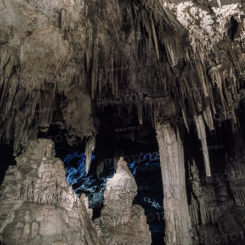 Nature, Italy, region of Sardegna 1975 Riviera del Corallo - Capo Caccia - Grotte di Nettuno (Coral Riviera - Caccia Cape - Neptune Caves).