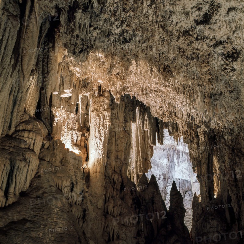Nature, Italy, region of Sardegna 1975 Riviera del Corallo - Capo Caccia - Grotte di Nettuno (Coral Riviera - Caccia Cape - Neptune Caves).