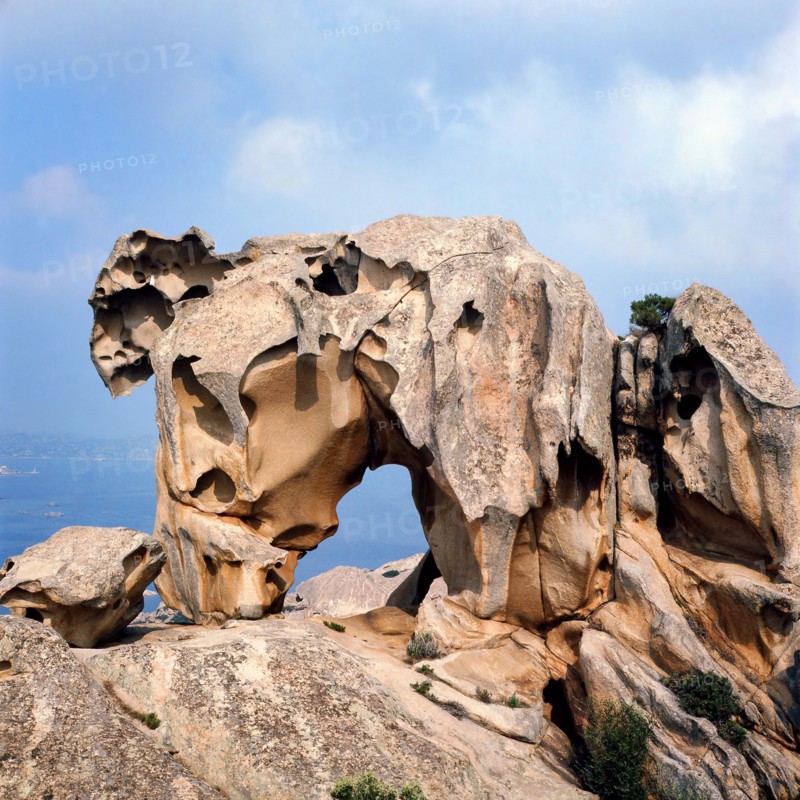 Nature, Italy, region of Sardegna 1975 Gallura - Capo Orso (Bear Cape).