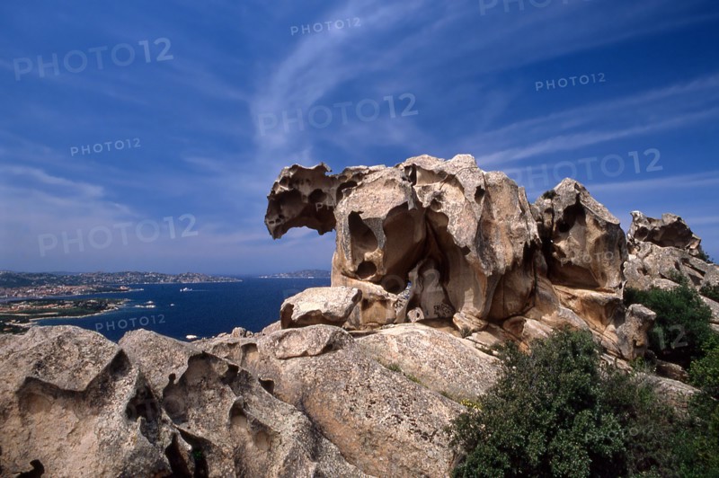 Nature, Italy, region of Sardegna 1975 Gallura - Capo Orso (Bear Cape).
