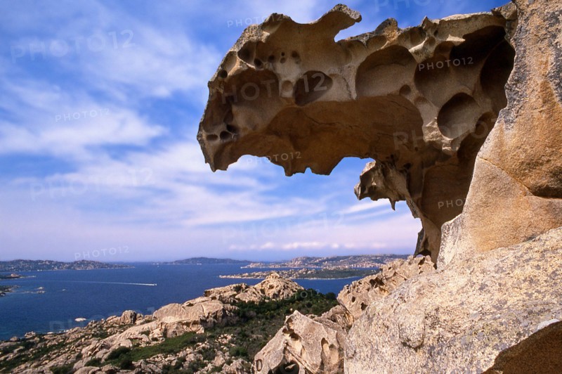Nature, Italy, region of Sardegna 1975 Gallura - Capo Orso (Bear Cape).