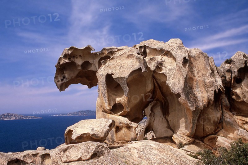 Nature, Italy, region of Sardegna 1975 Gallura - Capo Orso (Bear Cape).