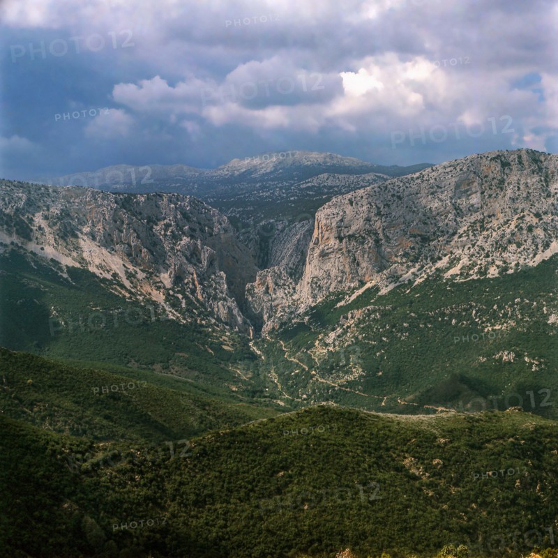 Nature, Italy, region of Sardegna 1975 Massiccio del Gannargentu (Gennargentu Massif).