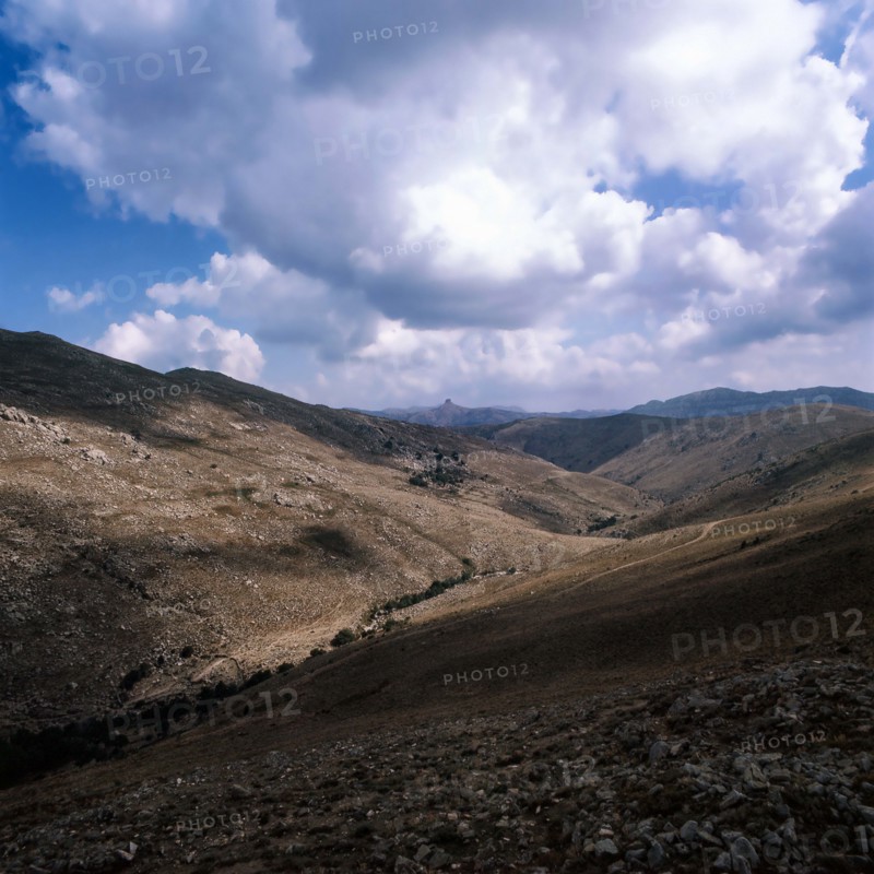 Nature, Italy, region of Sardegna 1975 Massiccio del Gannargentu (Gennargentu Massif).