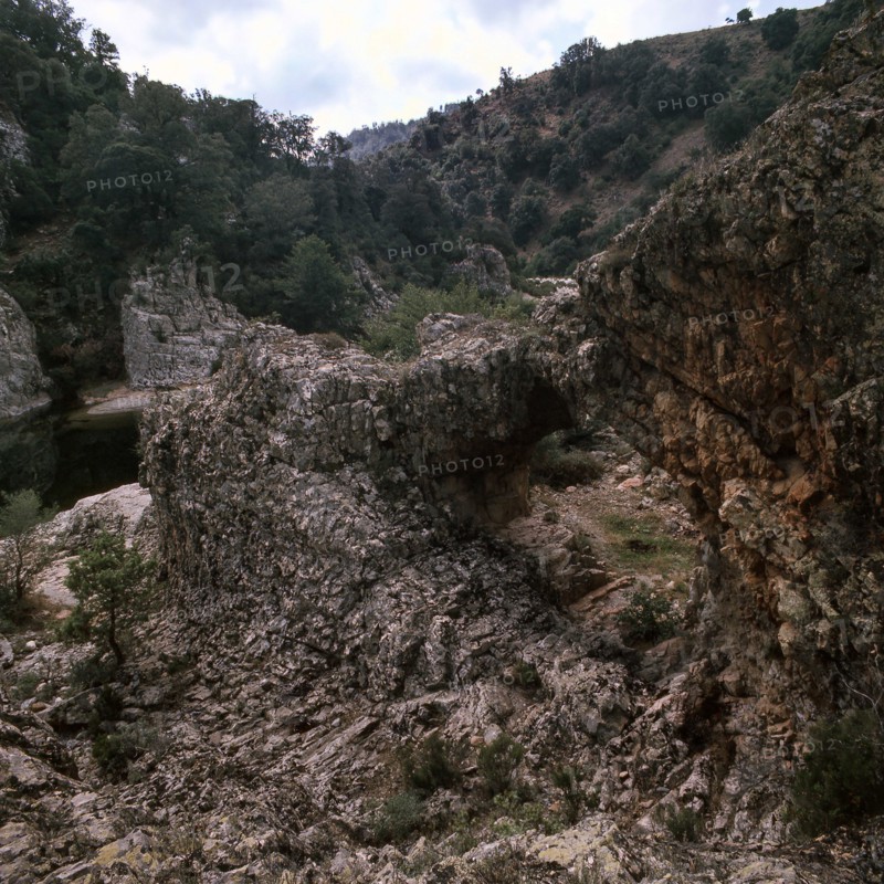 Nature, Italy, region of Sardegna 1975 Massiccio del Gannargentu (Gennargentu Massif).