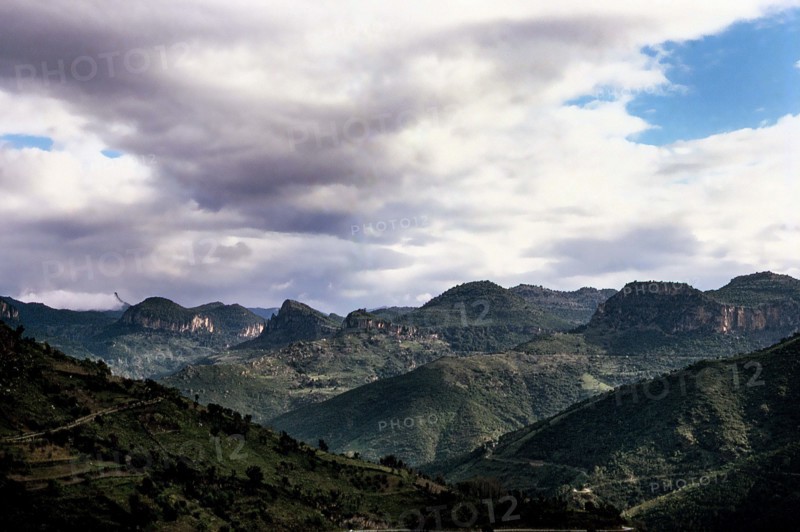 Nature, Italy, region of Sardegna 1975 Massiccio del Gannargentu (Gennargentu Massif).