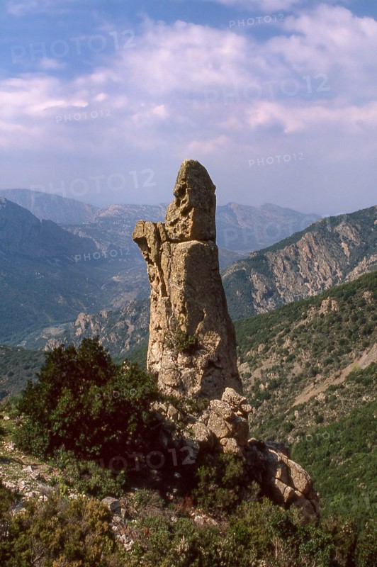 Nature, Italy, region of Sardegna 1975 Massiccio del Gannargentu (Gennargentu Massif).