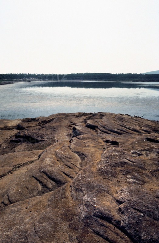 Nature, Italy, region of Sardegna 1975 Lago di Baratz (Baratz Lake).