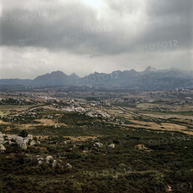 Nature, Italy, region of Sardegna 1975 Piana de Grandi Sassi - Valle della Luna (Plain of the Big Stones - Valley of the Moon).