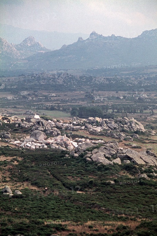Nature, Italy, region of Sardegna 1975 Piana de Grandi Sassi - Valle della Luna (Plain of the Big Stones - Valley of the Moon).