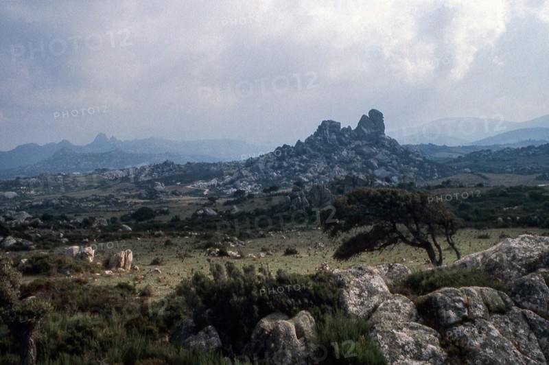 Nature, Italy, region of Sardegna 1975 Piana de Grandi Sassi - Valle della Luna (Plain of the Big Stones - Valley of the Moon).