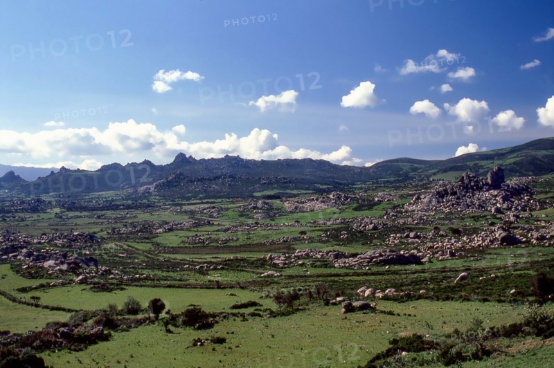 Nature, Italy, region of Sardegna 1975 Piana de Grandi Sassi - Valle della Luna (Plain of the Big Stones - Valley of the Moon).