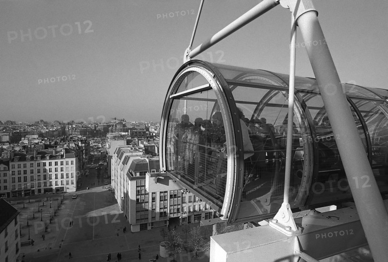 1976, Paris, Rive droite, Centre Pompidou, Beaubourg.