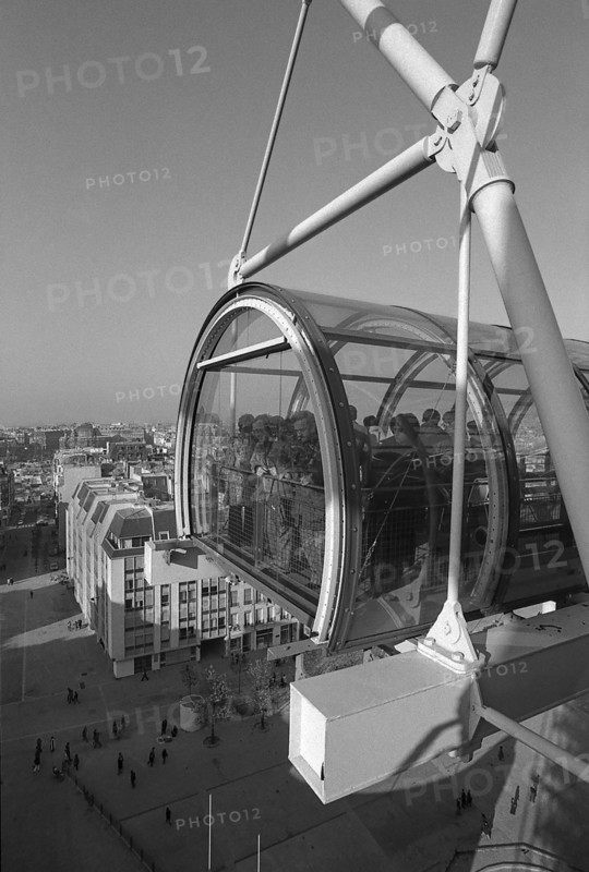 1976, Paris, Rive droite, Centre Pompidou, Beaubourg.