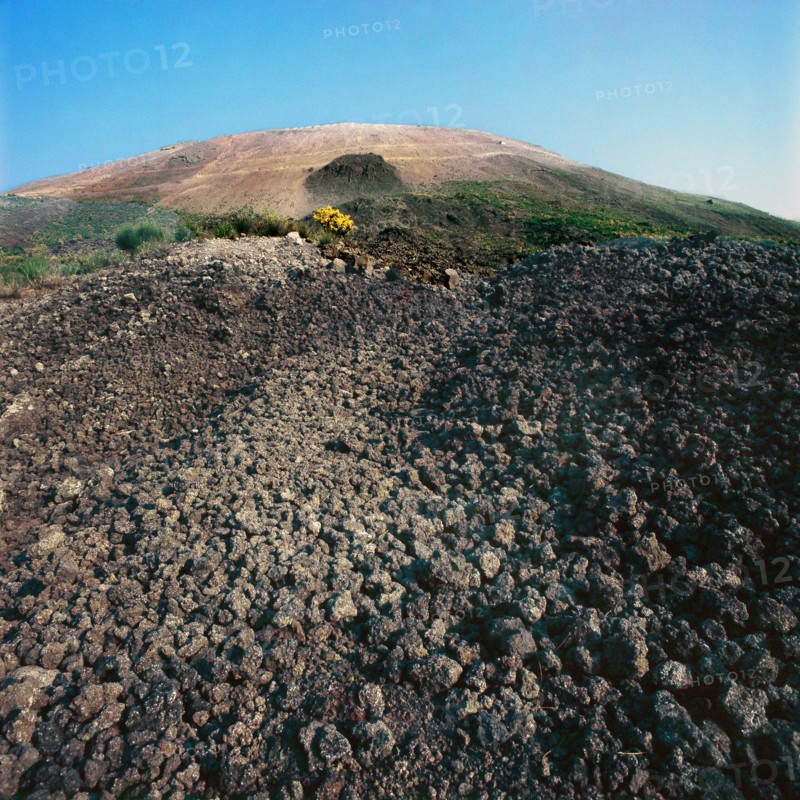 Nature, Italy, region of Campania, 1975 Vesuvius volcano.