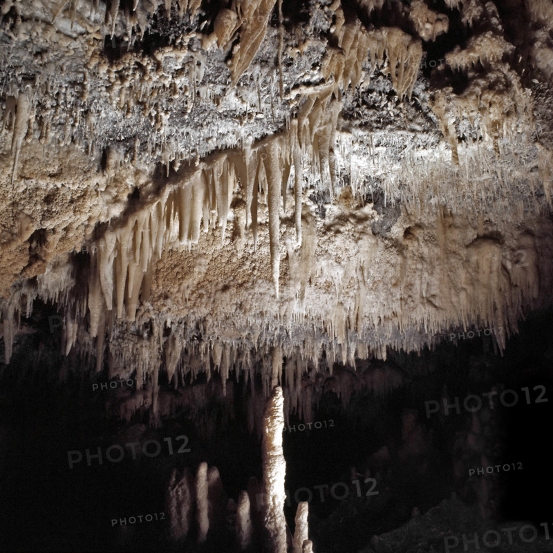 Nature, Italy, region of Puglia 1975 Grotte di Catellana (Castellana caves).