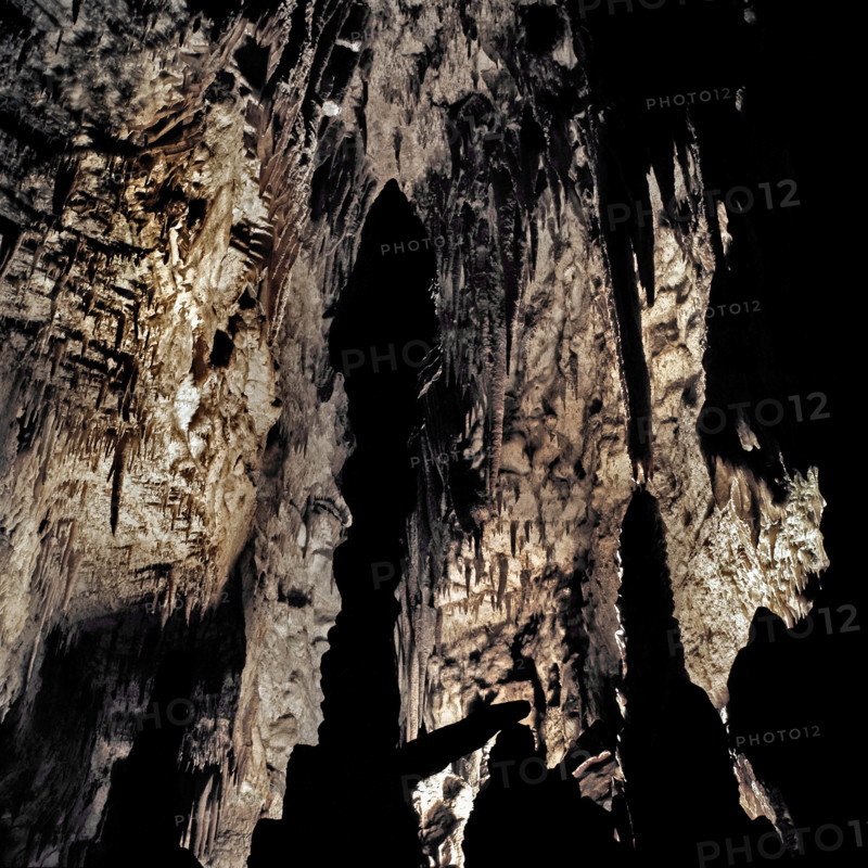 Nature, Italy, region of Puglia 1975 Grotte di Catellana (Castellana caves).