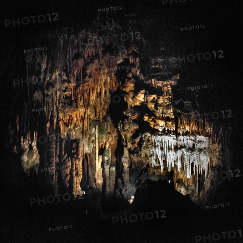 Nature, Italy, region of Puglia 1975 Grotte di Catellana (Castellana caves).