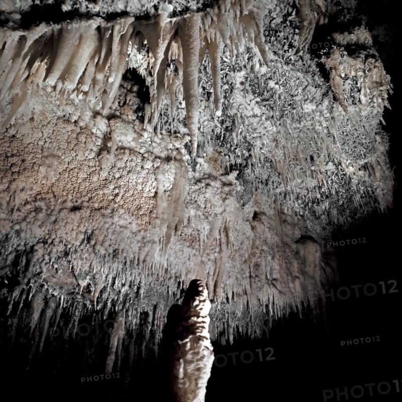 Nature, Italy, region of Puglia 1975 Grotte di Catellana (Castellana caves).