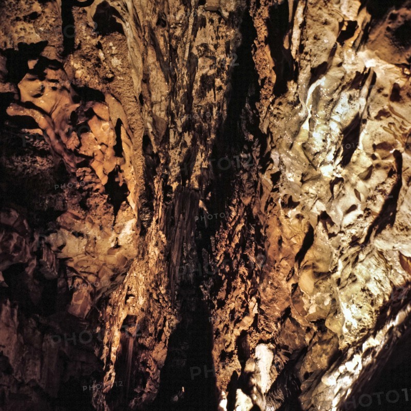Nature, Italy, region of Puglia 1975 Grotte di Catellana (Castellana caves).
