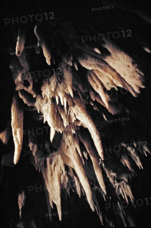 Nature, Italy, region of Puglia 1975 Grotte di Catellana (Castellana caves).