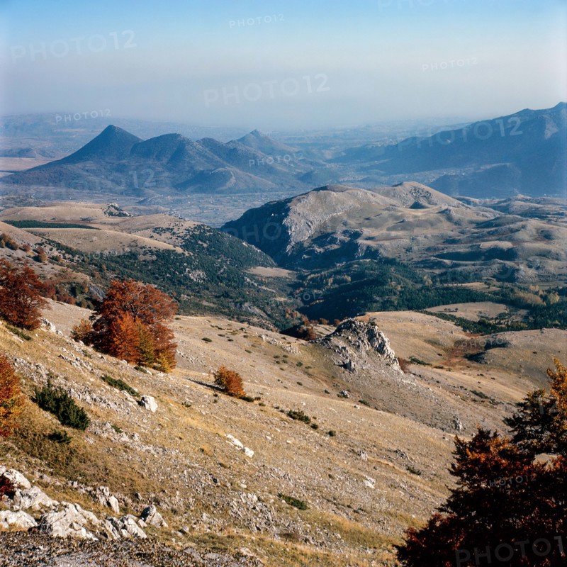 Nature, Italy, region of Calabria 1975 Comprensorio del Pollino - Monte Pollino (Pollino Mountain-Calabria National Park).
