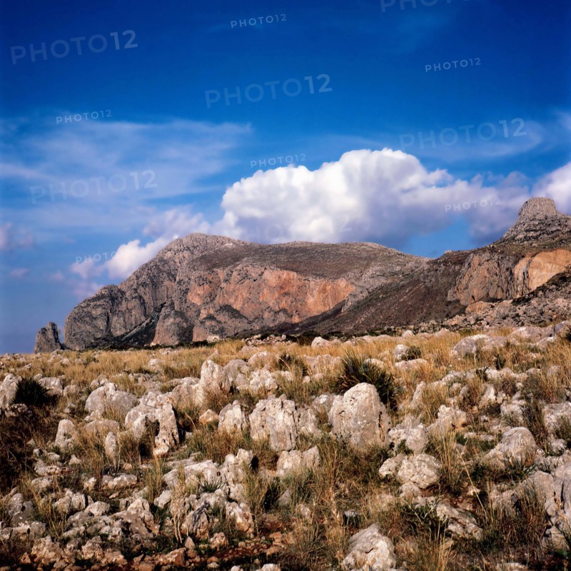 Nature, Italy, region of Sicilia 1975 Capo Sanvito (San Vito Cape).