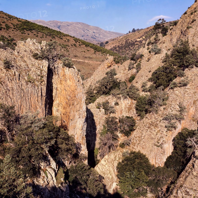 Nature, Italy, region of Sardegna 1975 Massiccio del Gannargentu (Gennargentu Massif).