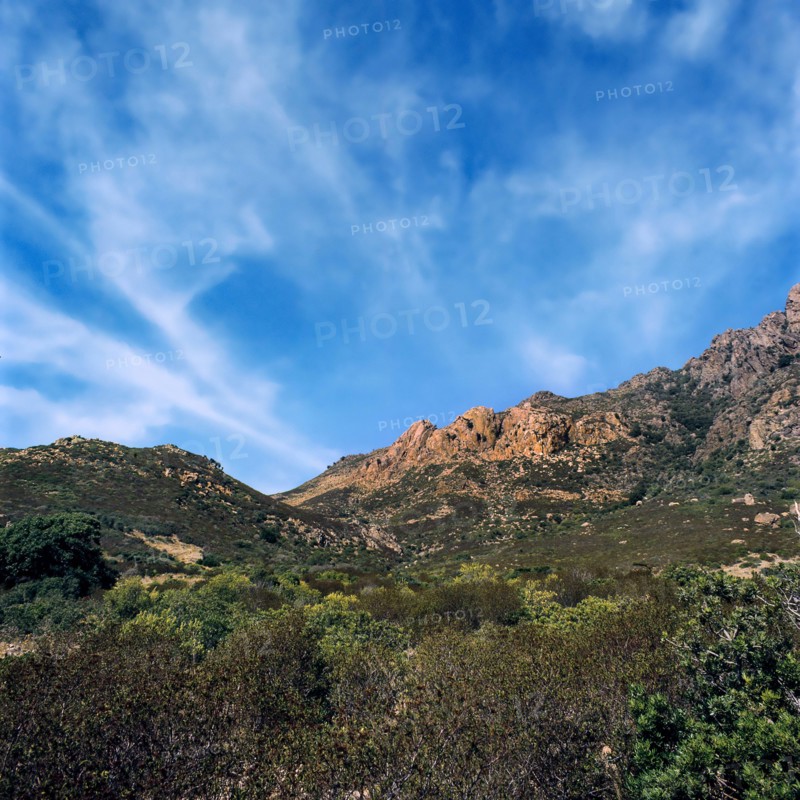 Nature, Italy, region of Sardegna 1975 Isola di San Pietro (San Pietro Island).