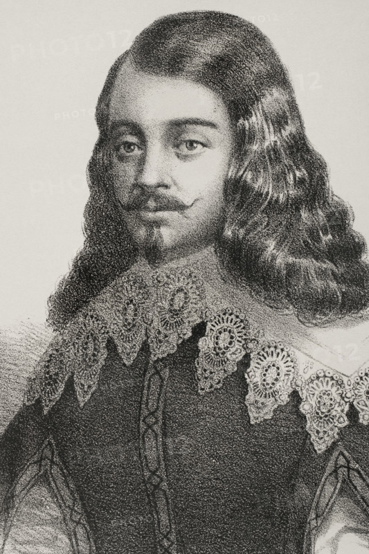Juan Dameto Cotoner (1554-1633). Spanish historian. Appointed general chronicler of the kingdom of Mallorca in 1631. Portrait. Illustration by Llanta. Lithography. Detail. Historia Ilustrada y Descriptiva de sus Provincias (General Chronicle of Spain, Illustrated and Descriptive History of its Provinces), Balearics, 1871.