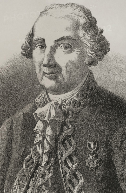 Antonio Barcelo (Antonio Barcelo y Pont de Terra) (1717-1797). Spanish Navy officer. Lieutenant General of the Spanish Royal Navy. He fought Ottoman piracy and the Barbary slave trade in the Mediterranean. Portrait. Illustration by Urrabieta. Lithography. Detail. Cronica General de Espana, Historia Ilustrada y Descriptiva de sus Provincias (General Chronicle of Spain, Illustrated and Descriptive History of its Provinces), Balearics, 1871.