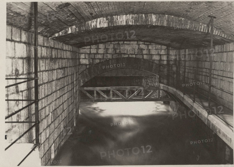 Caposele wellsprings the terminal section of the canal collector of the Apulian Aqueduct