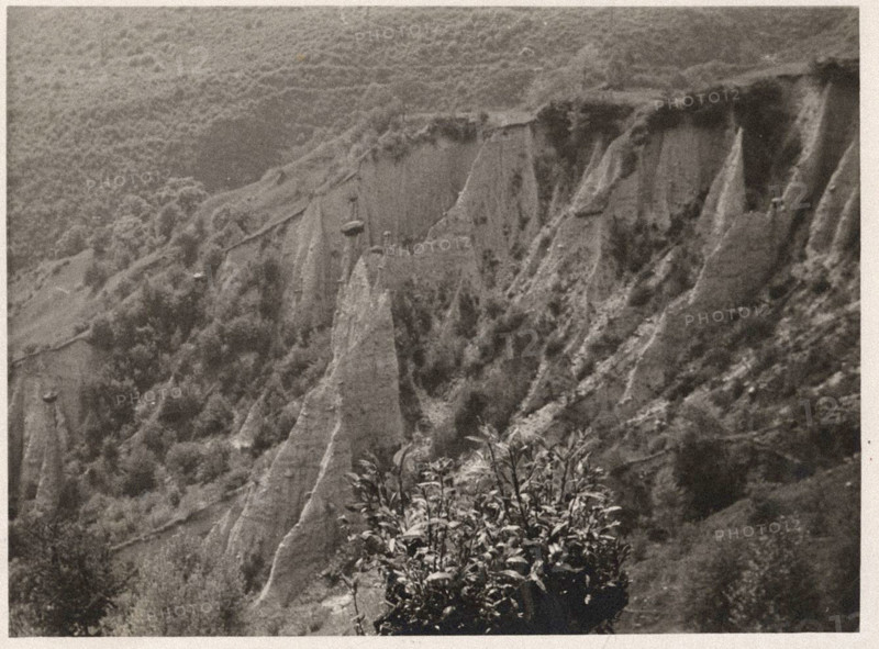 Earth pyramides. Cislano, Italy,