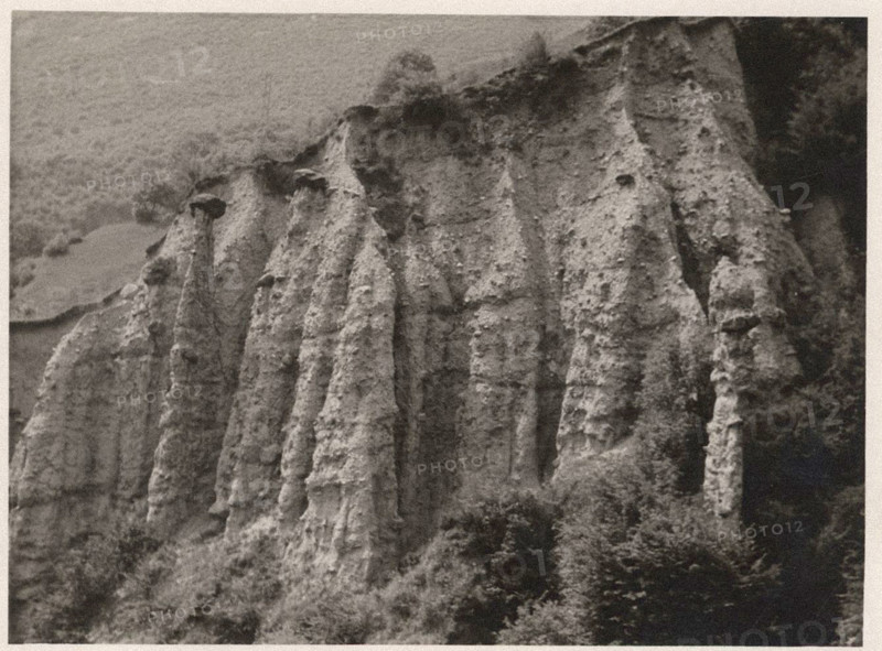 Earth pyramides. Cislano, Italy,