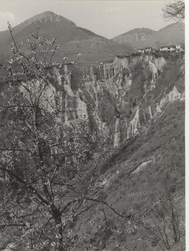 Earth pyramides. Cislano, Italy,