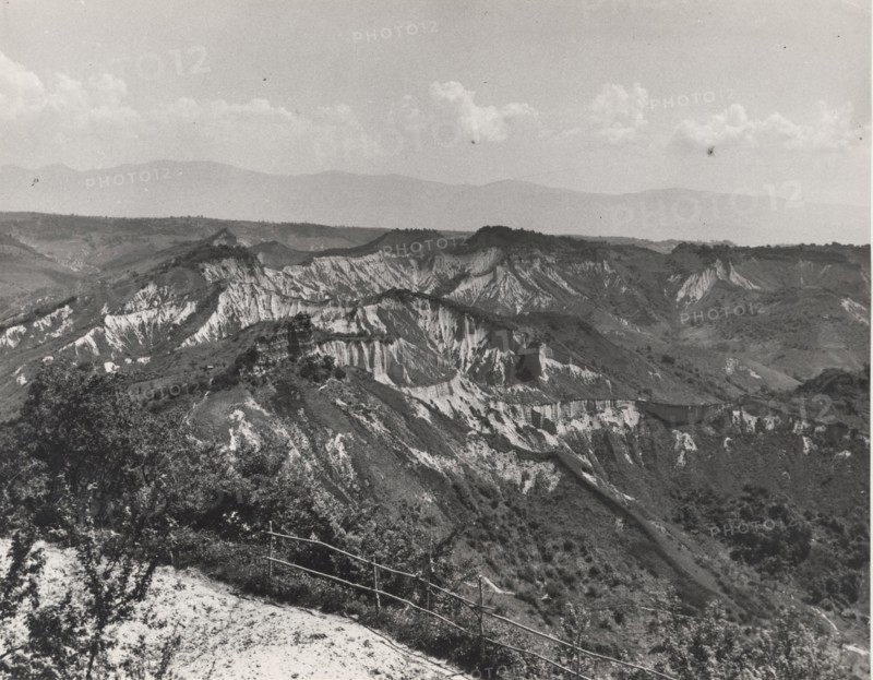 Badlands. Civita di Bagnoregio, Italy,