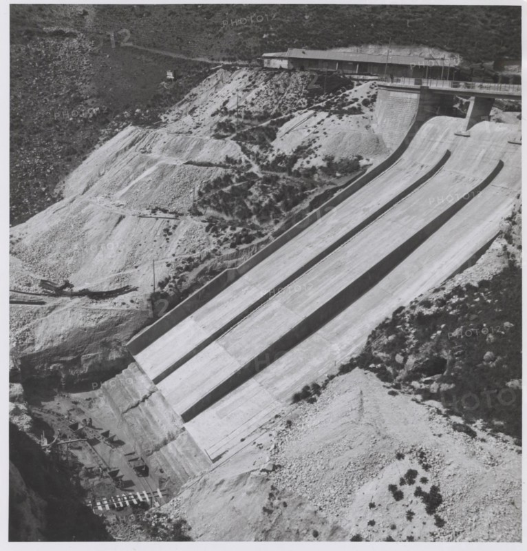 Carboj Dam, Sambuca in Sicily, Italy,