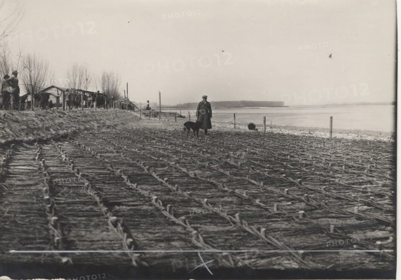 Po River land reclamation works