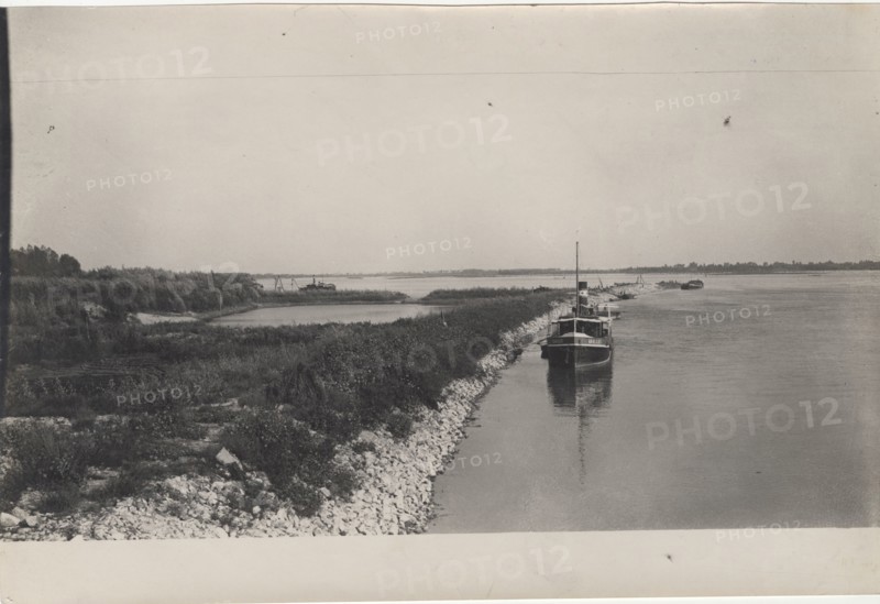Po River land reclamation works