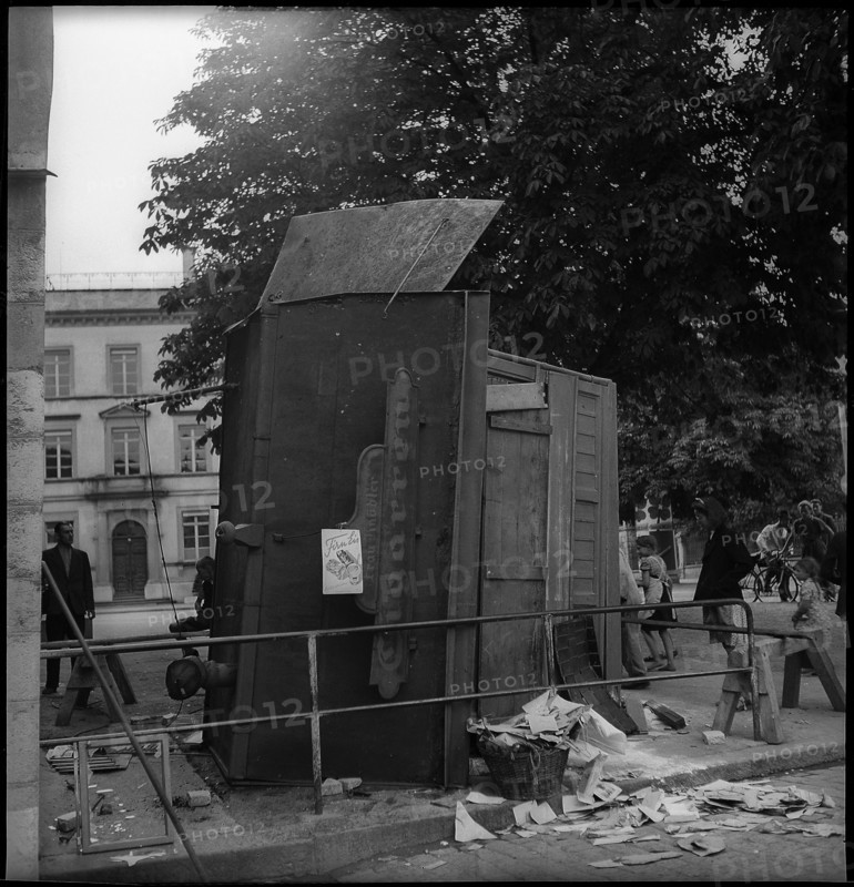 Protest against National Socialism in Schaffhausen 1945.