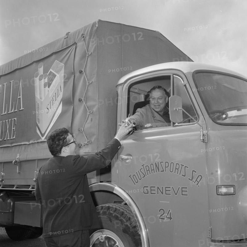 Milk-Serving for Drivers, Ober-Hauenstein, 1962.