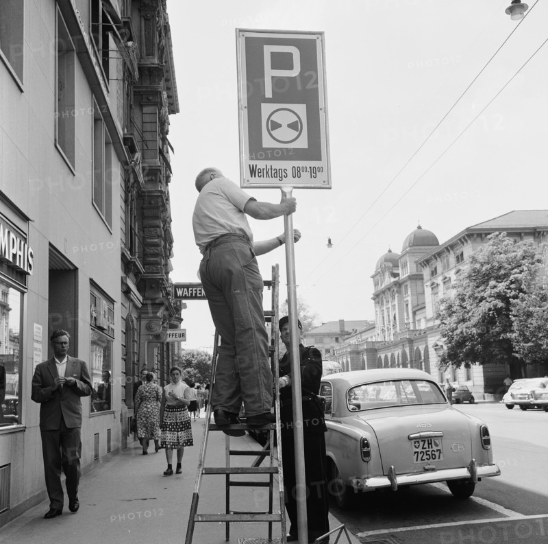 Introduction of Parking Disc in Winterthur, 1961.